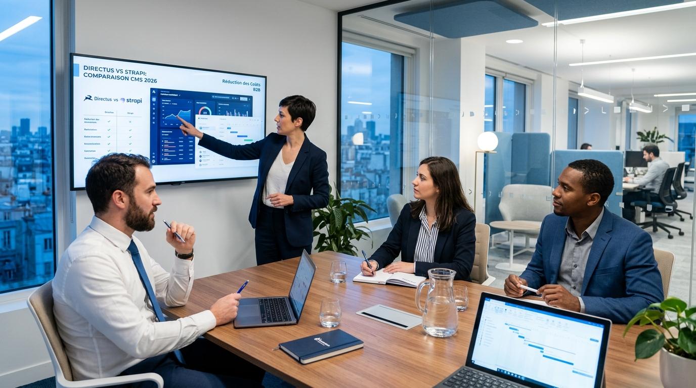 Directus ou Strapi pour réduire les coûts CMS B2B en 2026 : comparatif complet