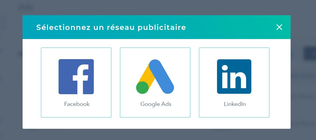 2.  COMMENT CONNECTER SES COMPTES PUBLICITAIRES À HUBSPOT ?