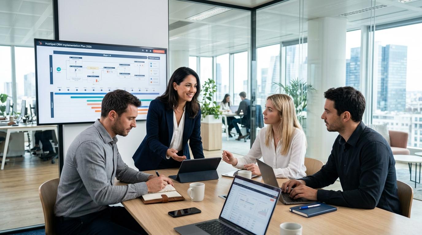 8 étapes pour réussir son implémentation HubSpot CRM en France en 2026