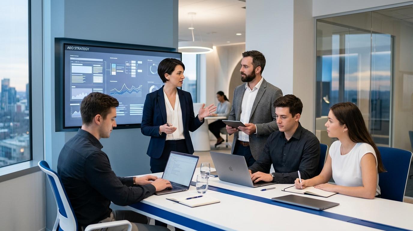 Comment l'AEO structure le contenu marketing IA